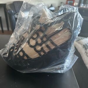 Black Cutout Wedge Sandals - Women's Wedges